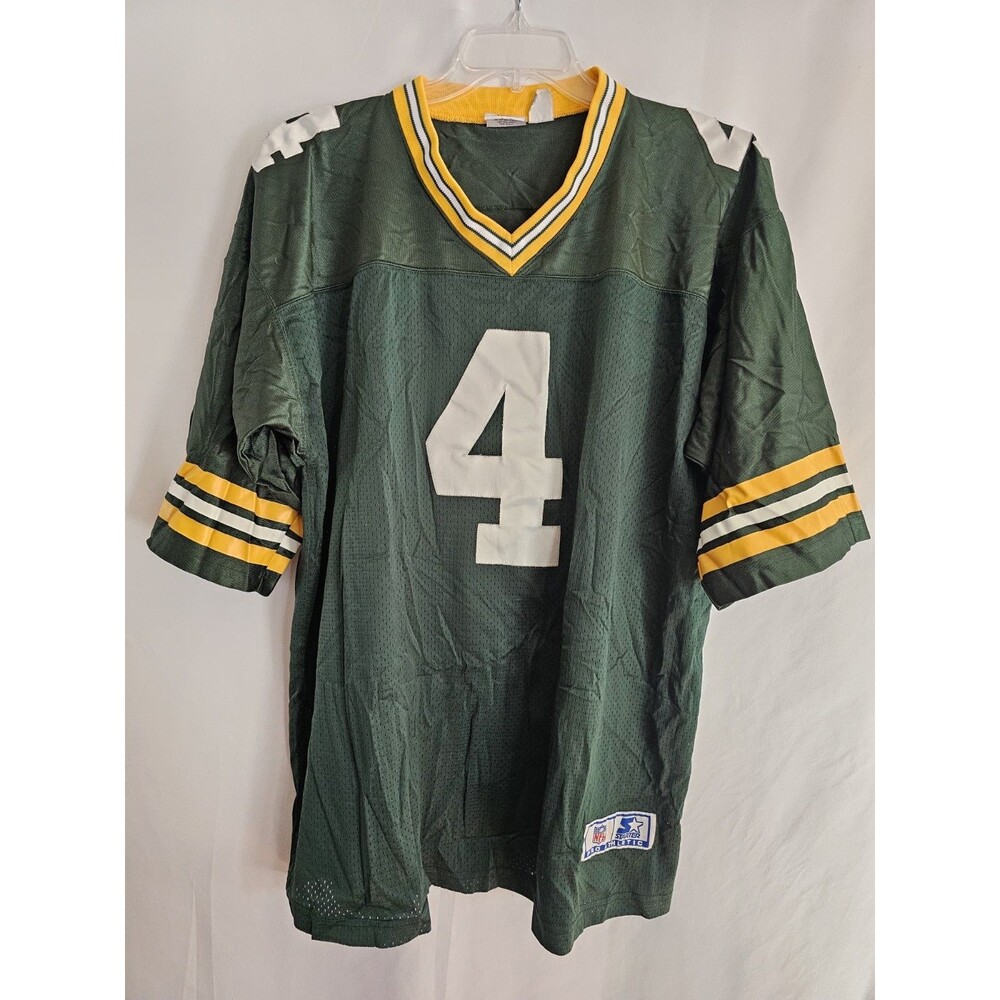 Vintage Starter Green Bay Packers Brett Favre Jersey Mens 54 XXL NFL